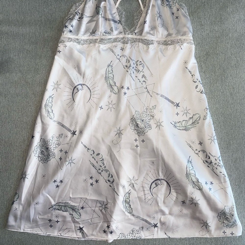 White Satin Slip Night Dress - Victoria’s Secret - Picture 2 of 5